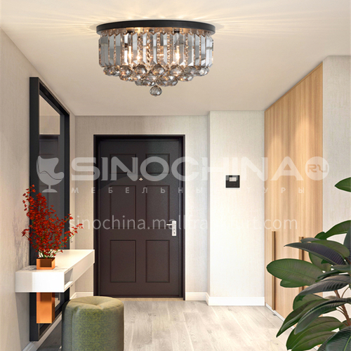 European style crystal lamp corridor lamp modern balcony ceiling lamp GD-1270